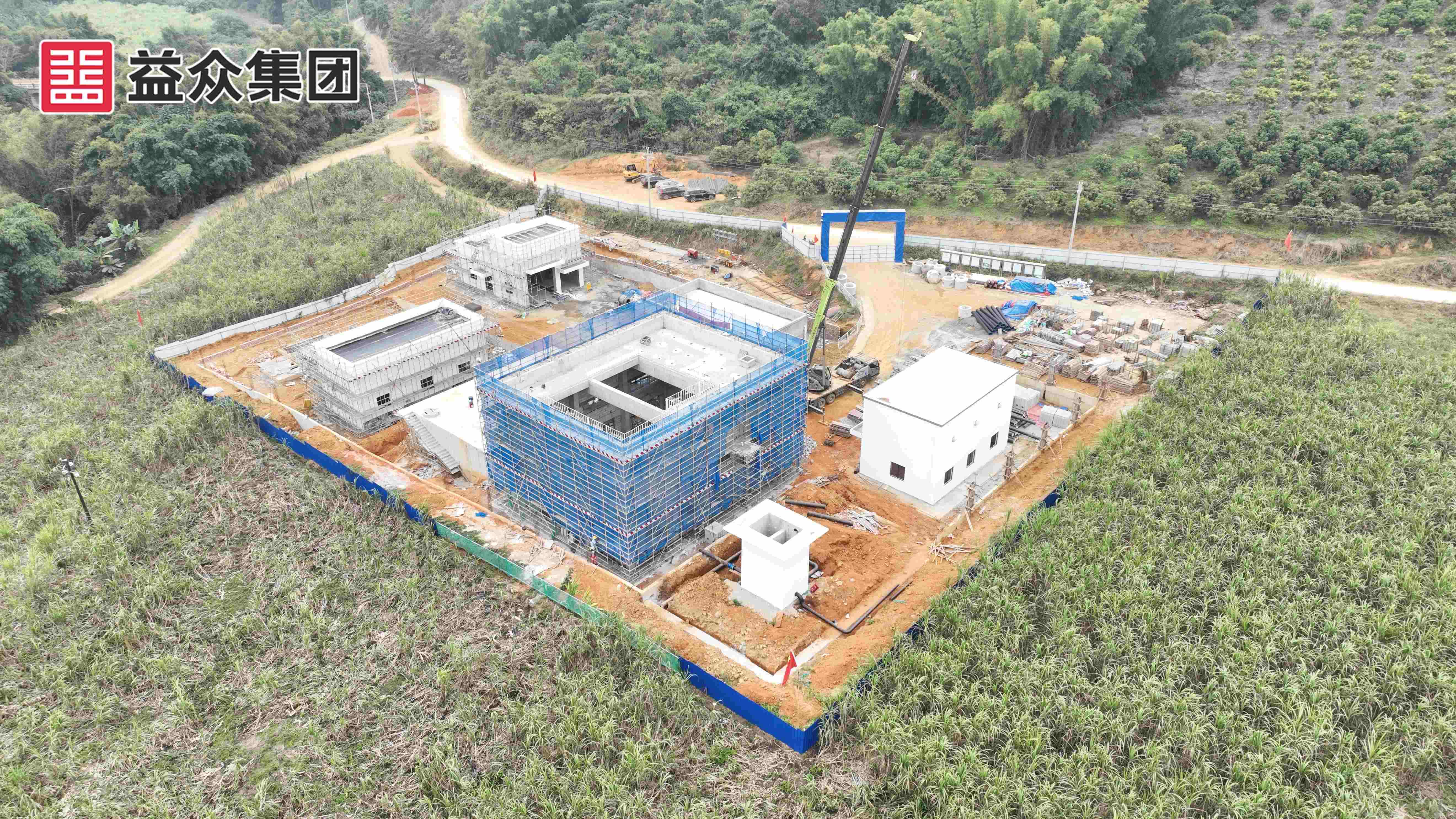 四塘镇百兰水厂航拍图_副本 四塘镇百兰水厂航拍图_副本